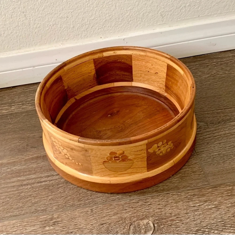 Vintage Wooden Bowl